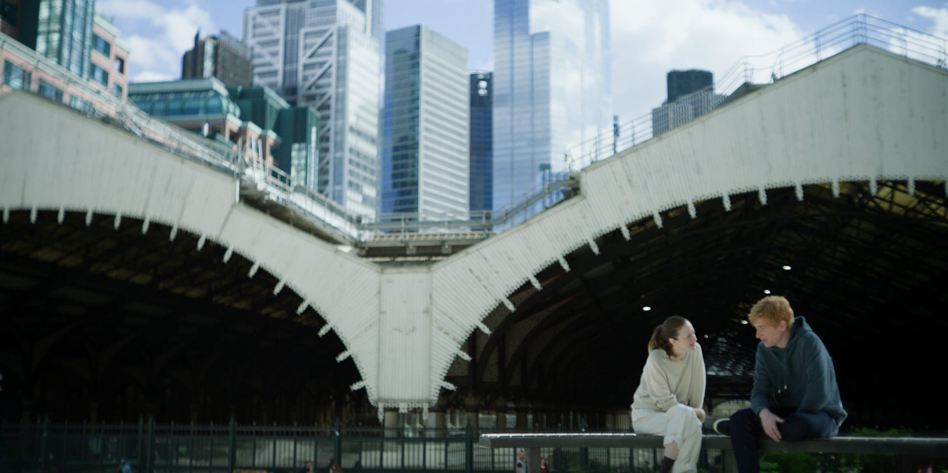 Andrea Riseborough and Domhnall Gleeson as the titular 'Alice & Jack'