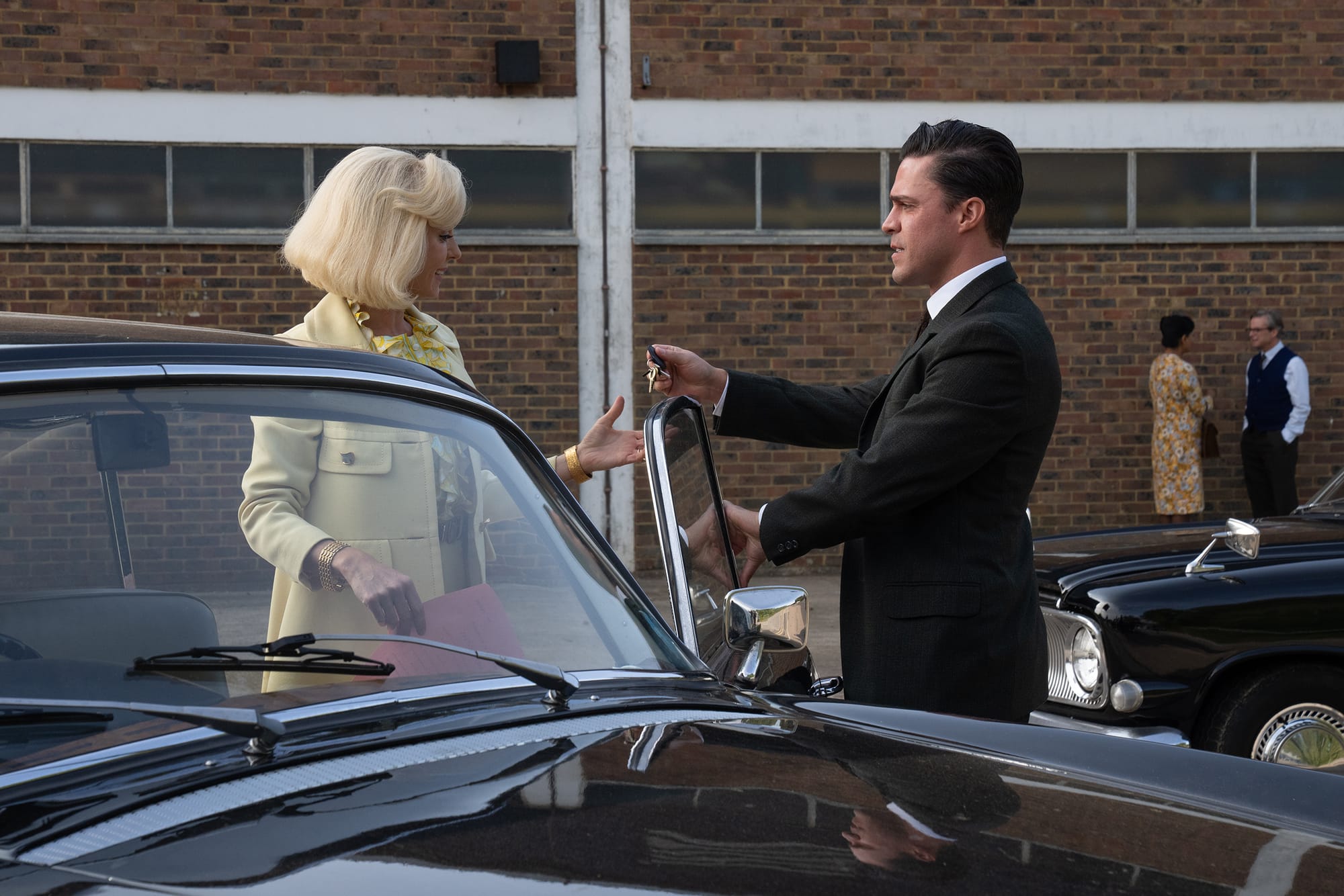 Helen George and Olly Rix as Trixie and Matthew Aylward in 'Call the Midwife' Season 13