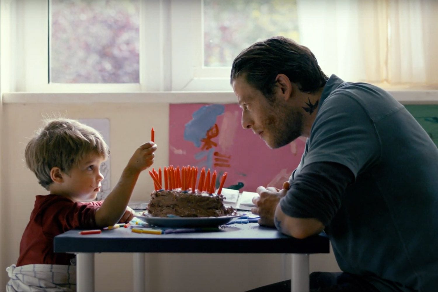 Daniel Lamont as Michael and James Norton as John in 'Nowhere Special'