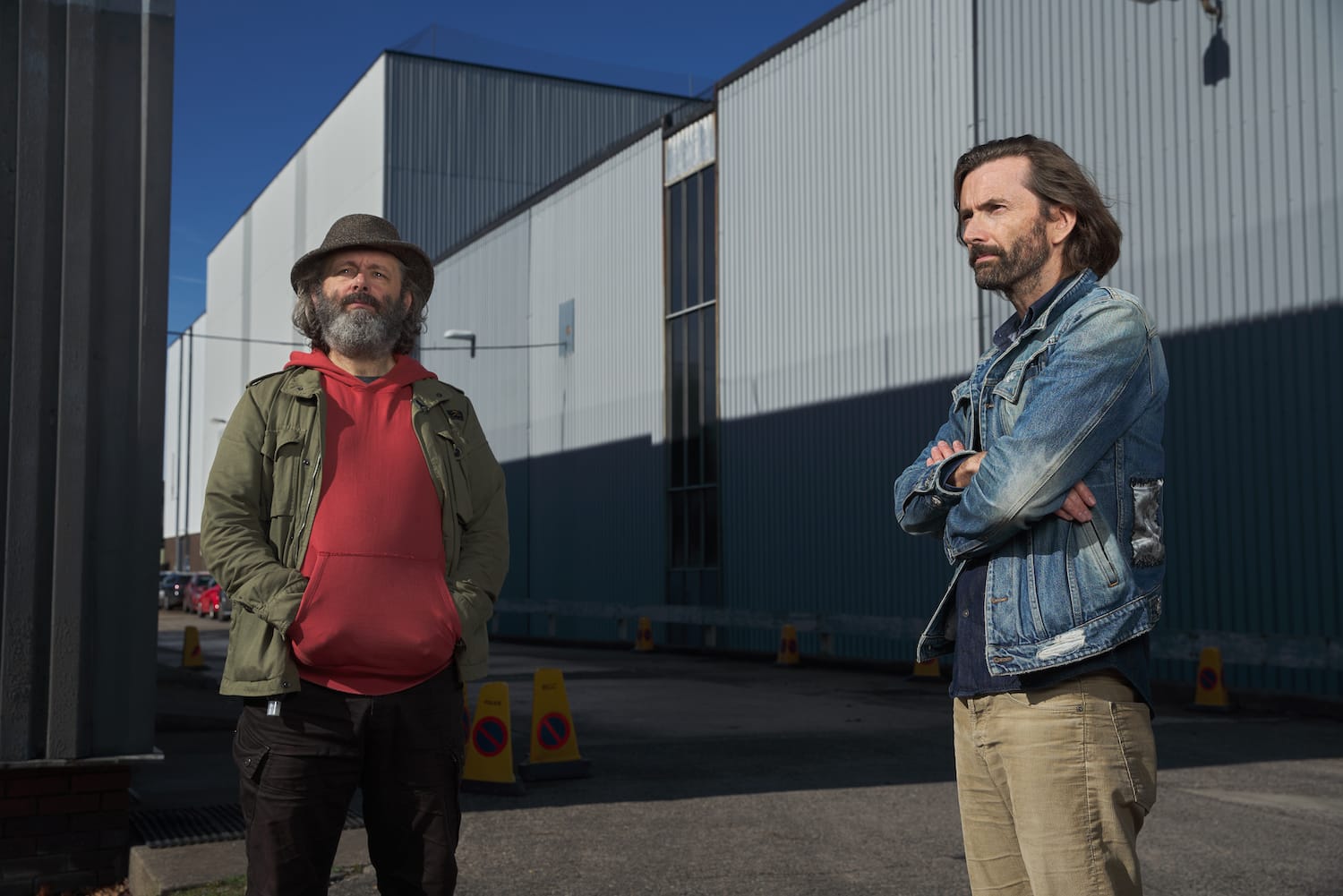 David Tennant and Michael Sheen in "Staged" Season 2