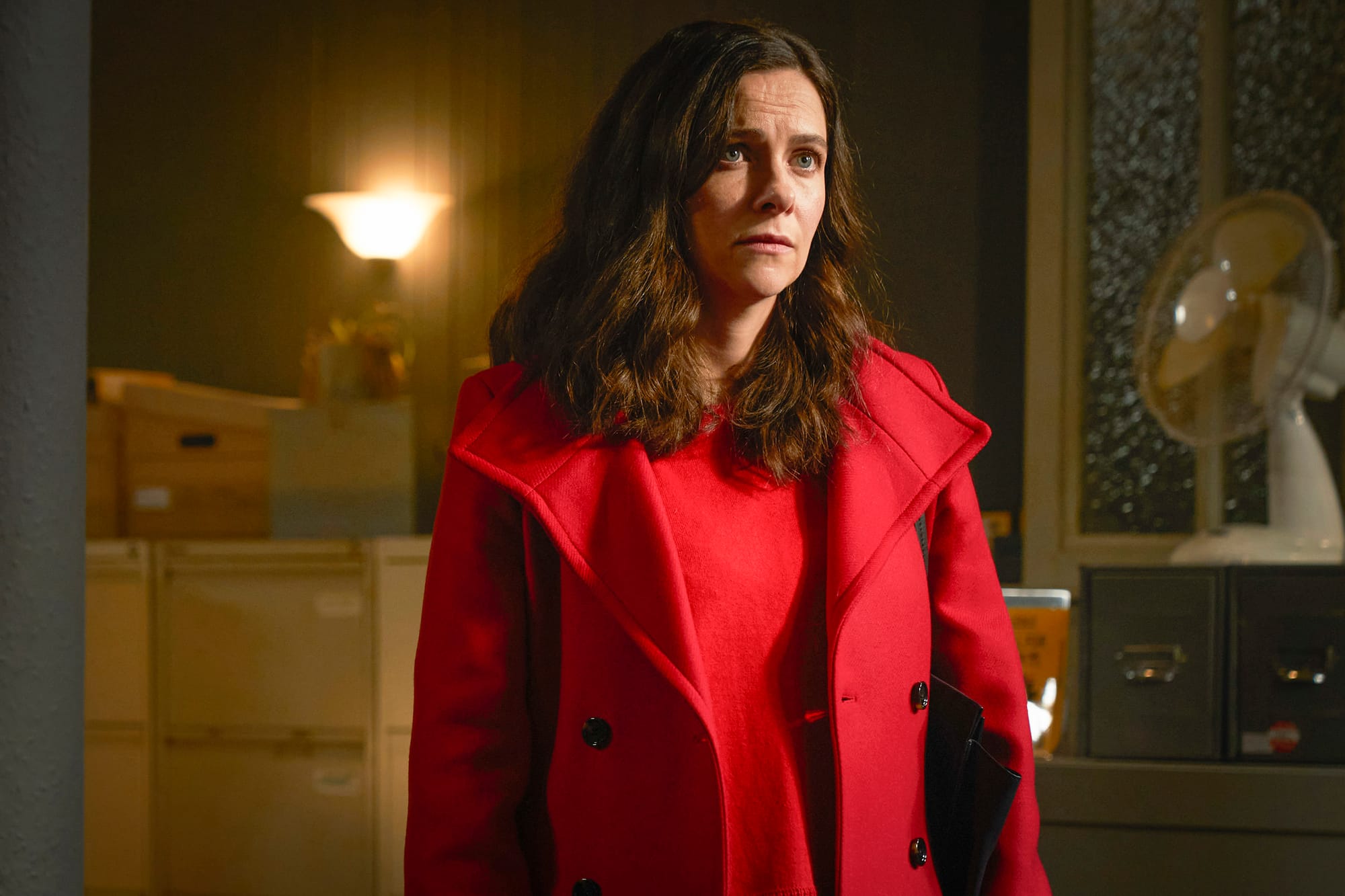 Sara Vickers as Erin returning at the last minute in 'Guilt's series finale