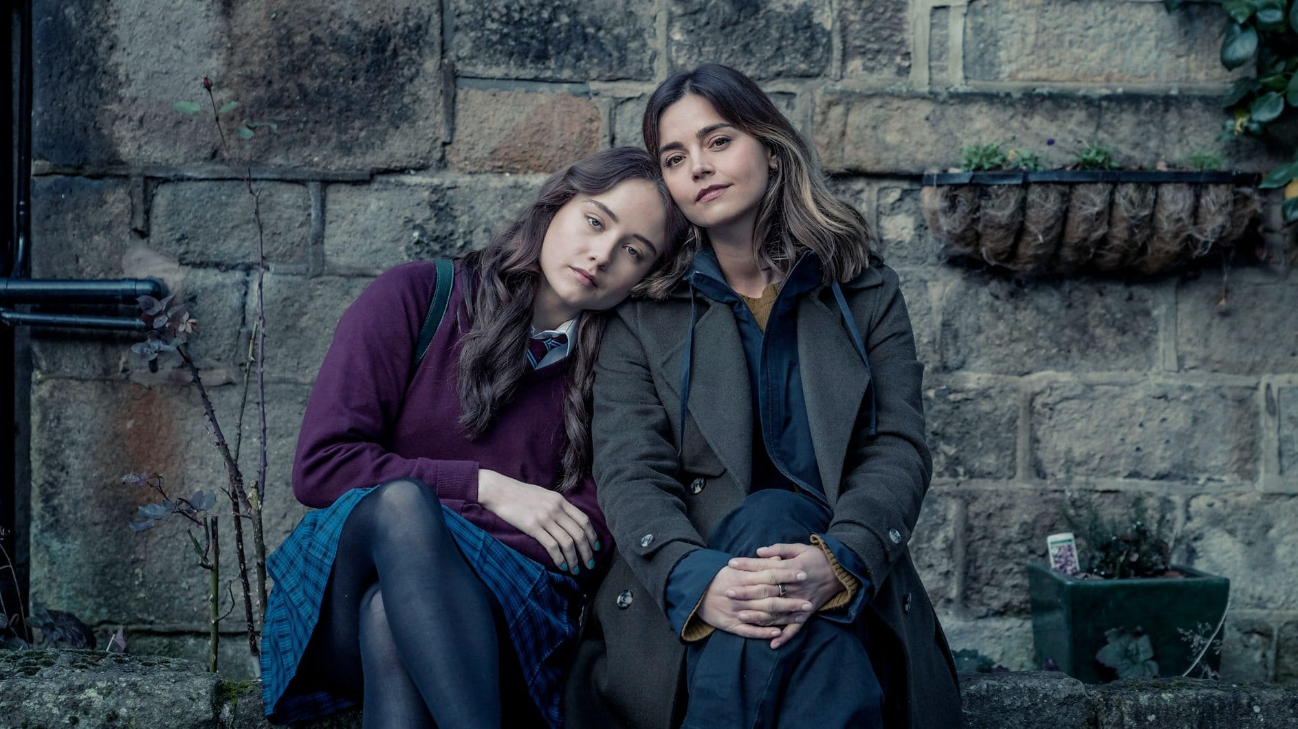Ruby Stokes and Jenna Coleman in "The Jetty"
