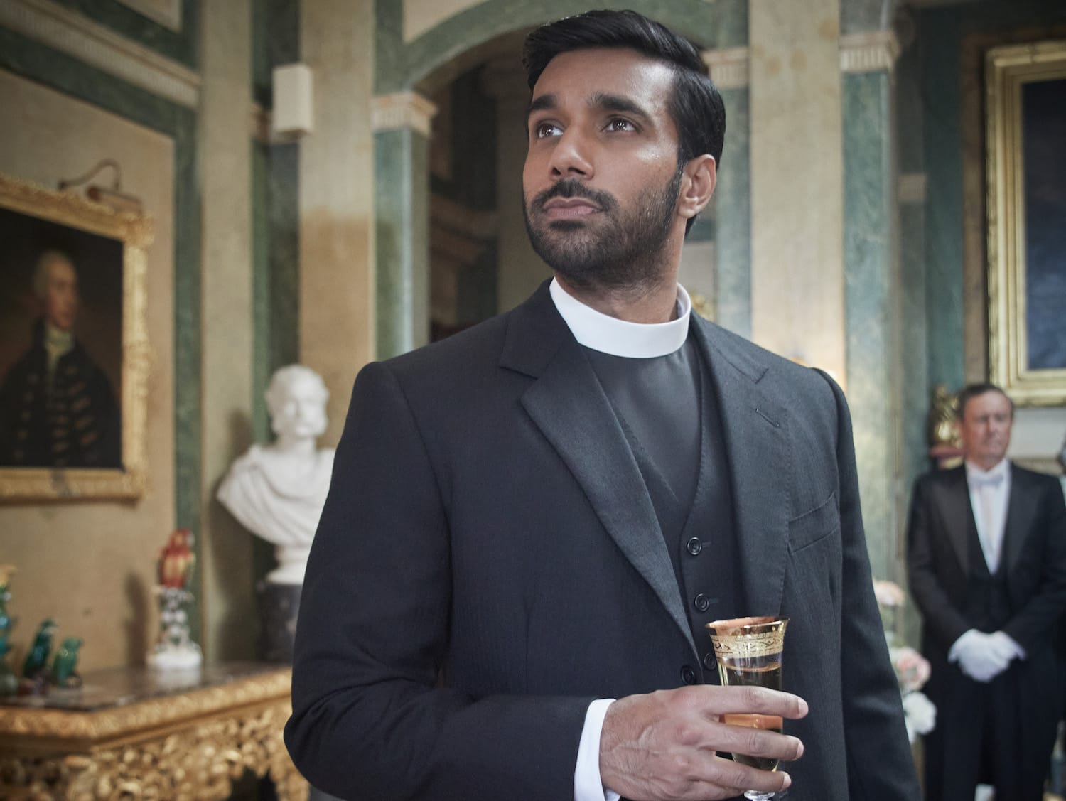 Rishi Nair in "Grantchester" Season 9