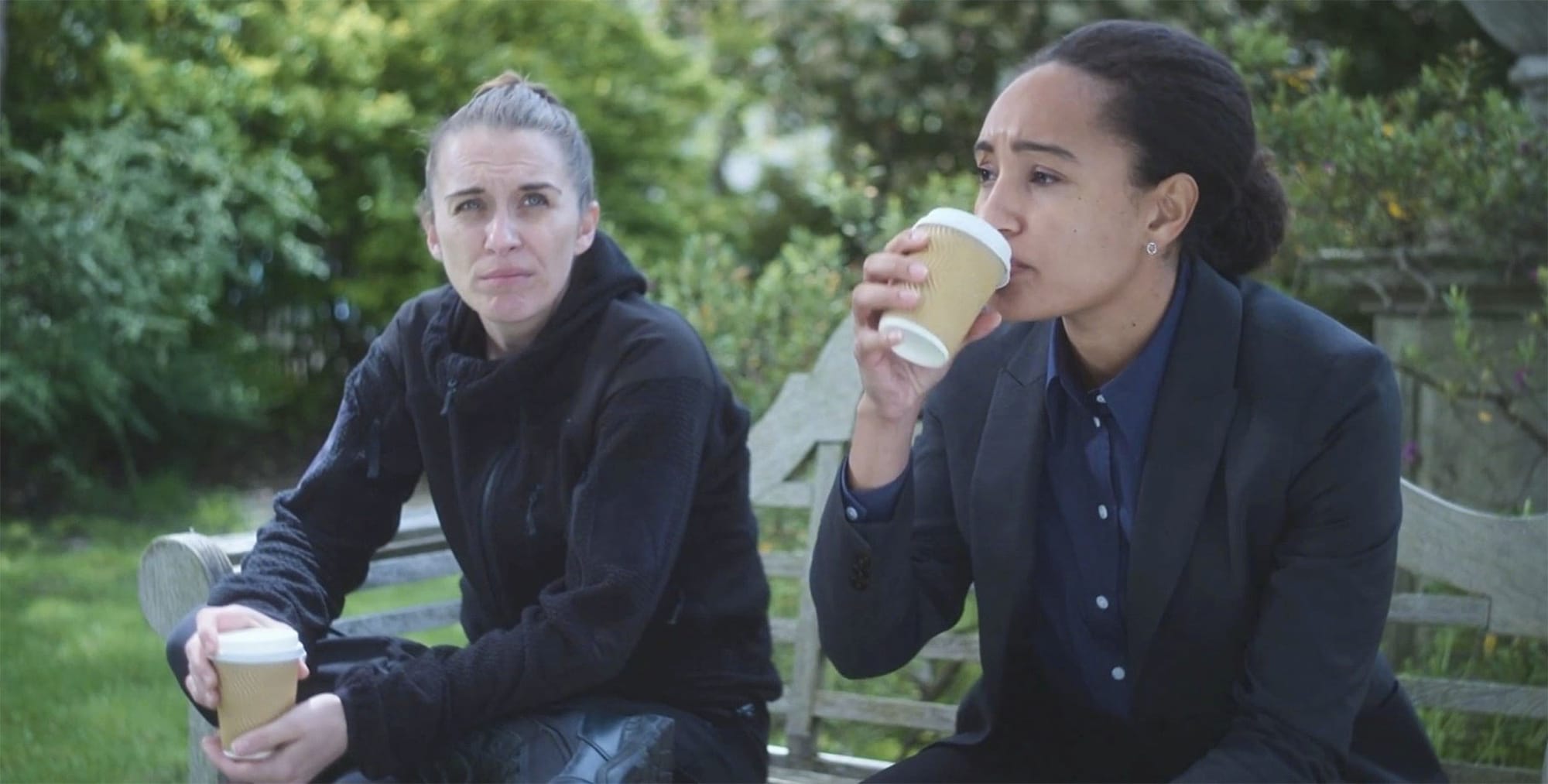 Vicky McClure as Lana Washington and Natalie Simpson as DS Helen Morgan in 'Trigger Point' Season 2