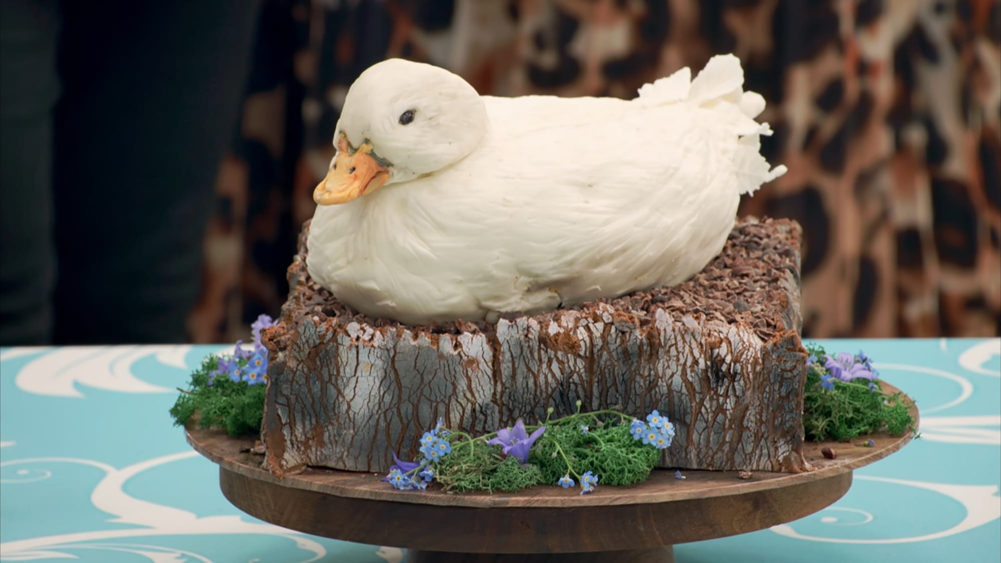 Sumayah's 'Pato the Duck' Showstopper from 'The Great British Baking Show' Season 15's Cake Week
