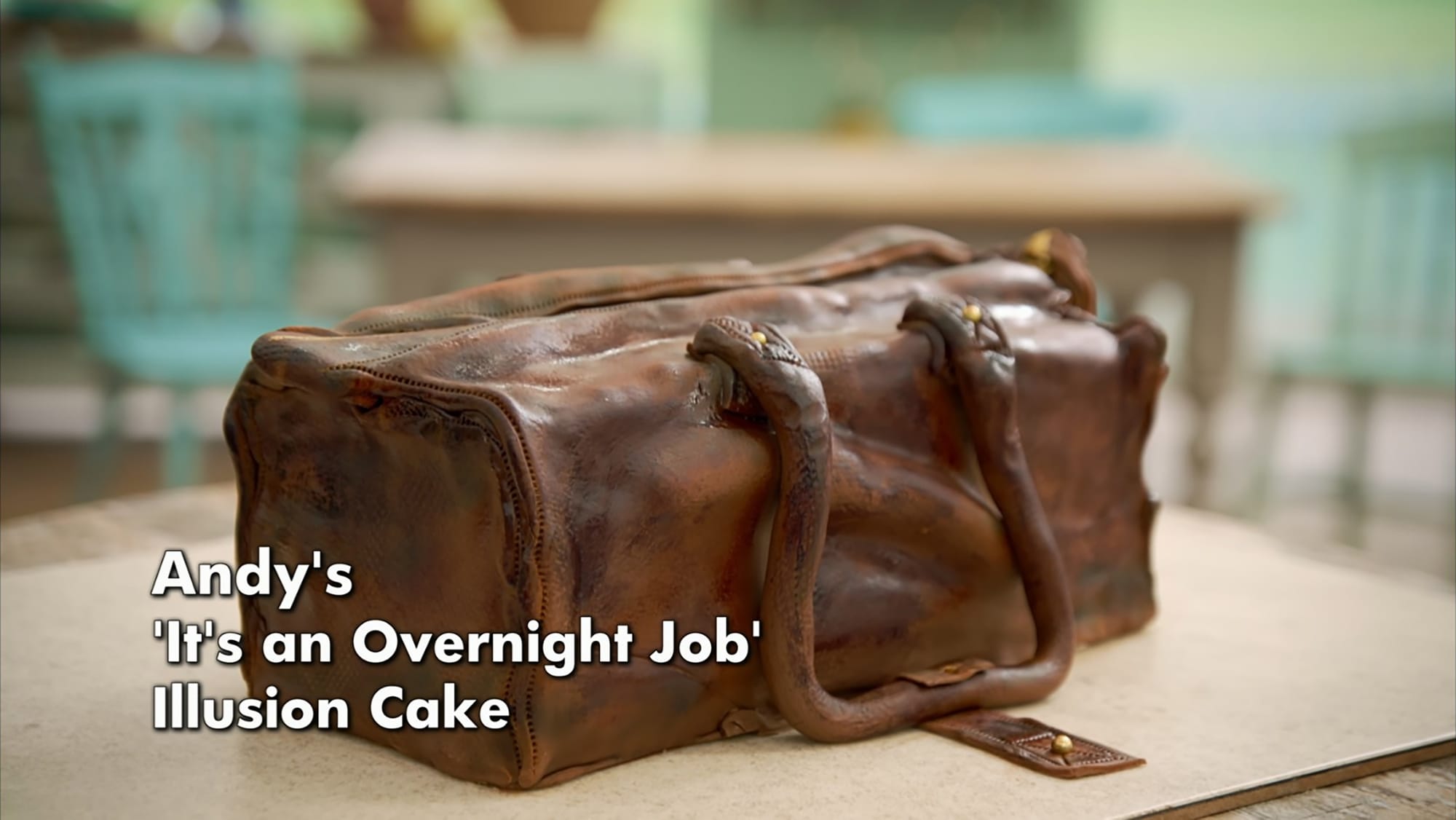 Andy's 'It's an Overnight Job' Showstopper from 'The Great British Baking Show' Season 15's Cake Week