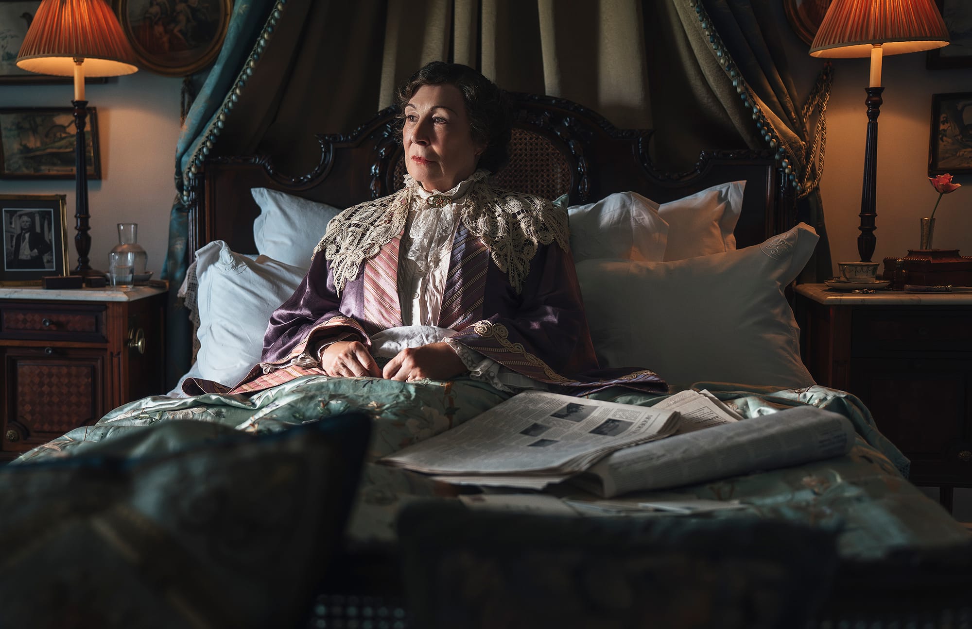 Anjelica Huston as Lady Tressilian in 'Towards Zero'