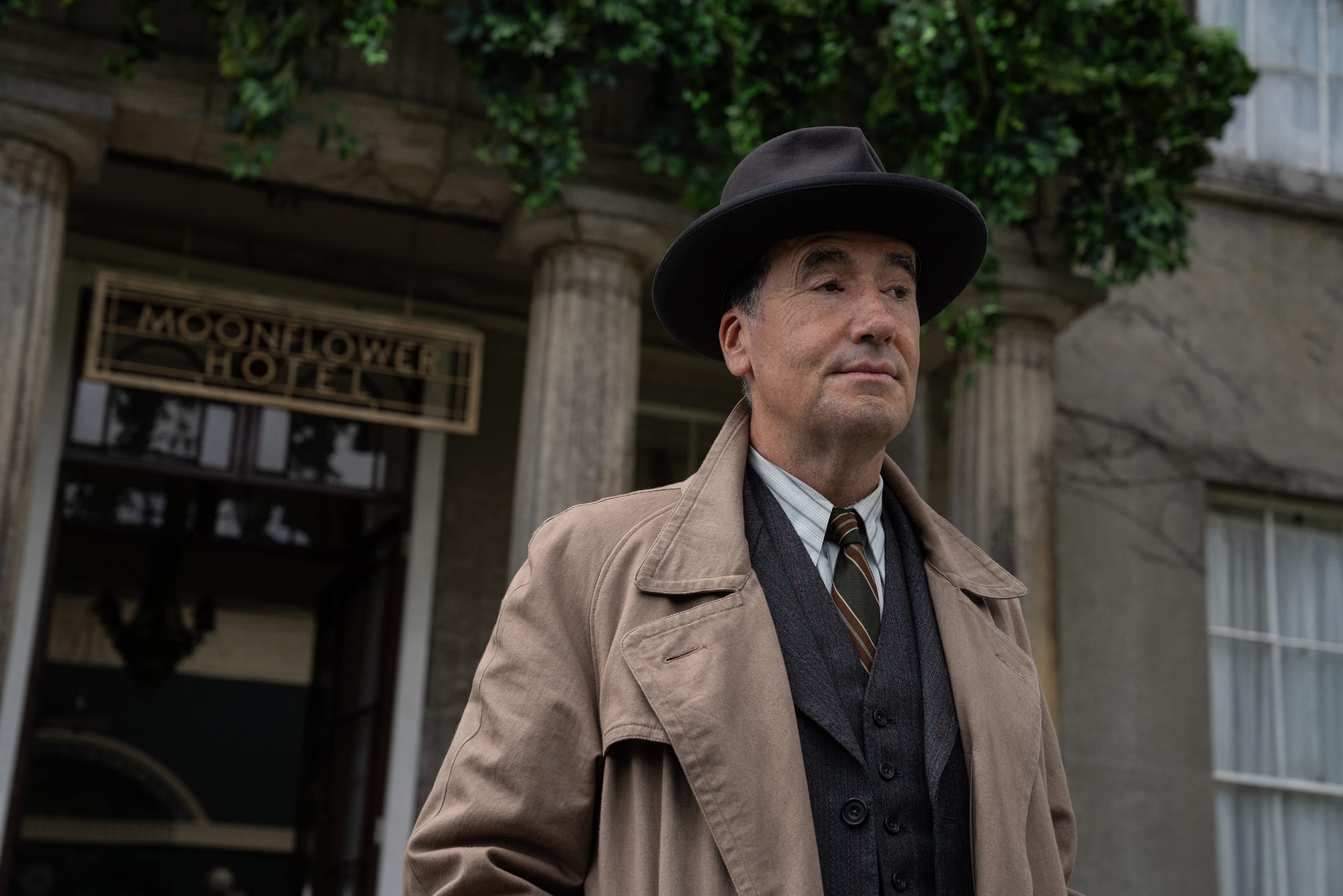 Tim McMullen as Atticus Pund in 'Moonflower Murders'