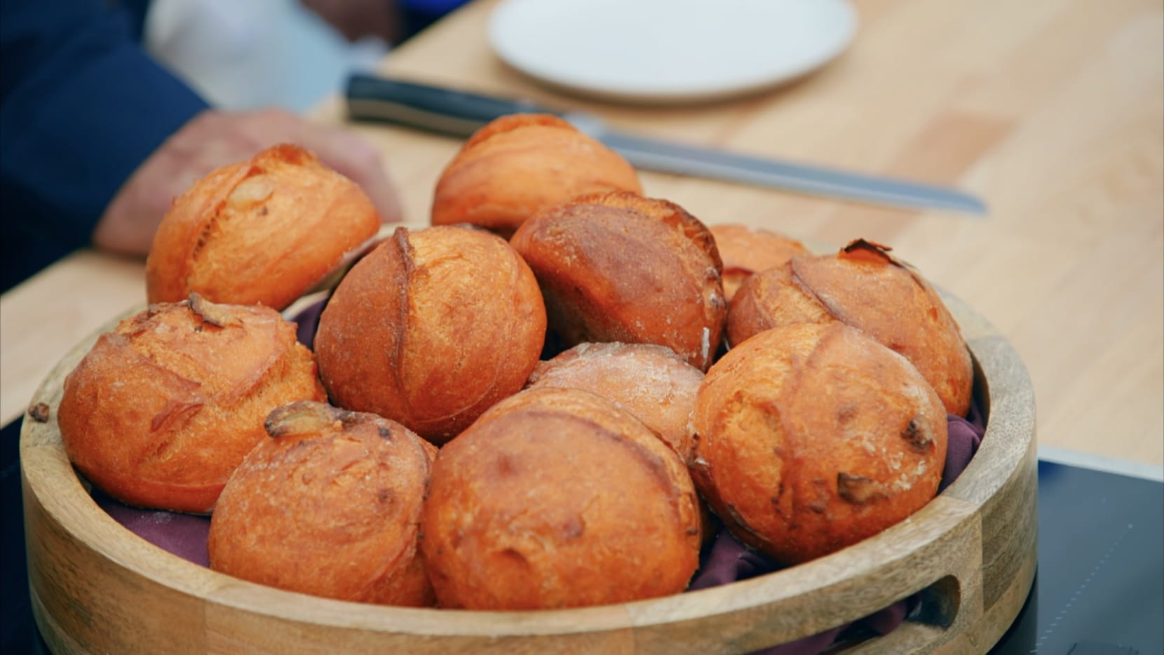 Dylan's Gochujang &amp; Garlic Buns Signature from 'The Great British Baking Show's Season 15 Bread Week