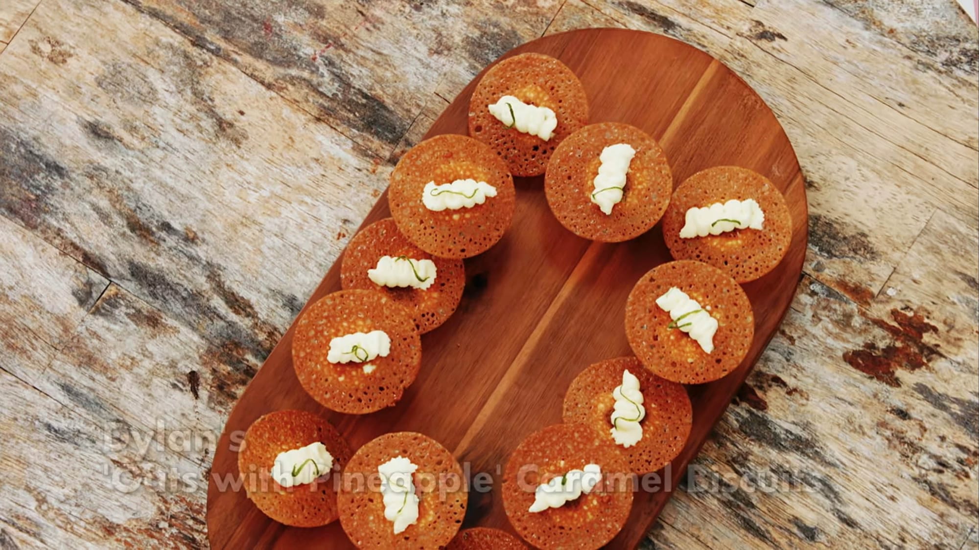 Dylan's ‘Oats With Pineapple’ Signature from 'The Great British Baking Show's Season 15 Caramel Week