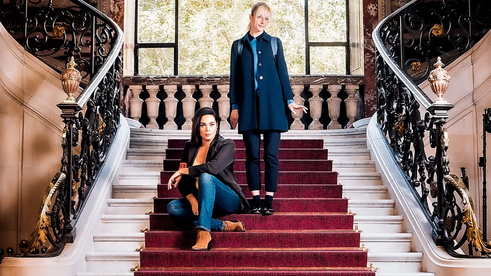 Lola Dewaere as Raphaëlle Coste and Sara Mortensen as Astrid Nielsen in 'Astrid' Season 4