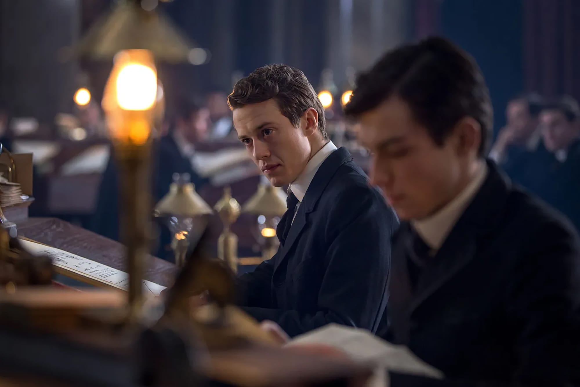 Joseph Quinn as Leonard Bast in 'Howards End' Season 1