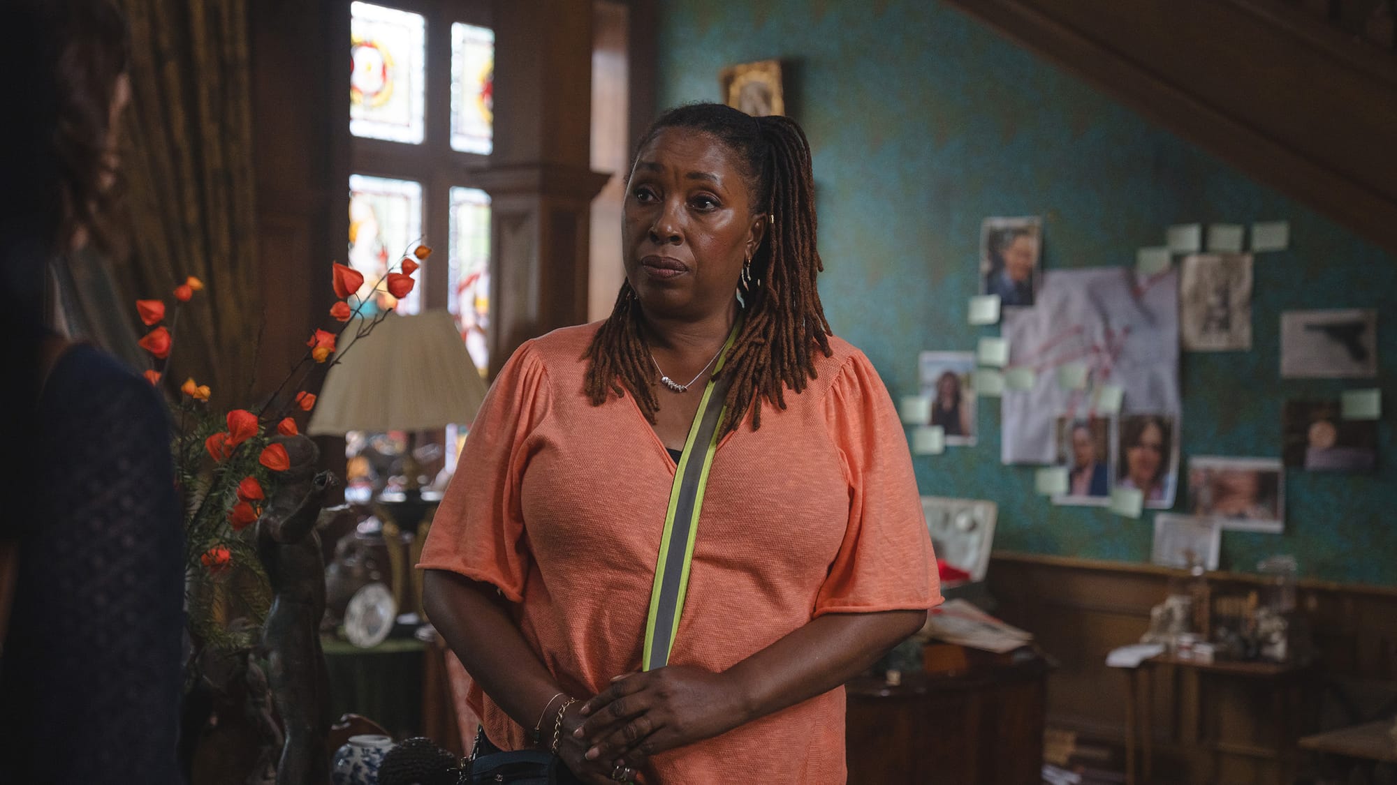 Jo Martin as Suzie Harris in 'The Marlow Murder Club' Season 1