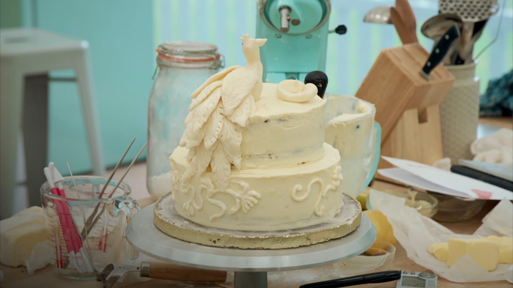 Dylan’s ‘Diwali Cake’ Showstopper from 'The Great British Baking Show's Season 15 Autumn Week 