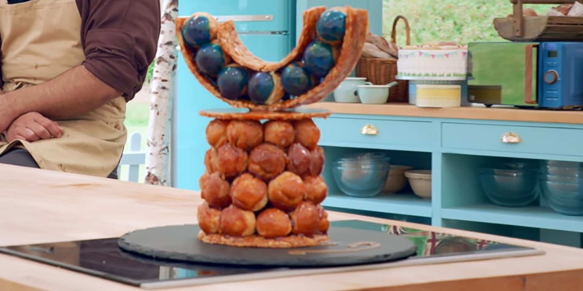 Dylan’s ‘Sci-Fi Stack’ Signature from 'The Great British Baking Show's Season 15 1970s Week 