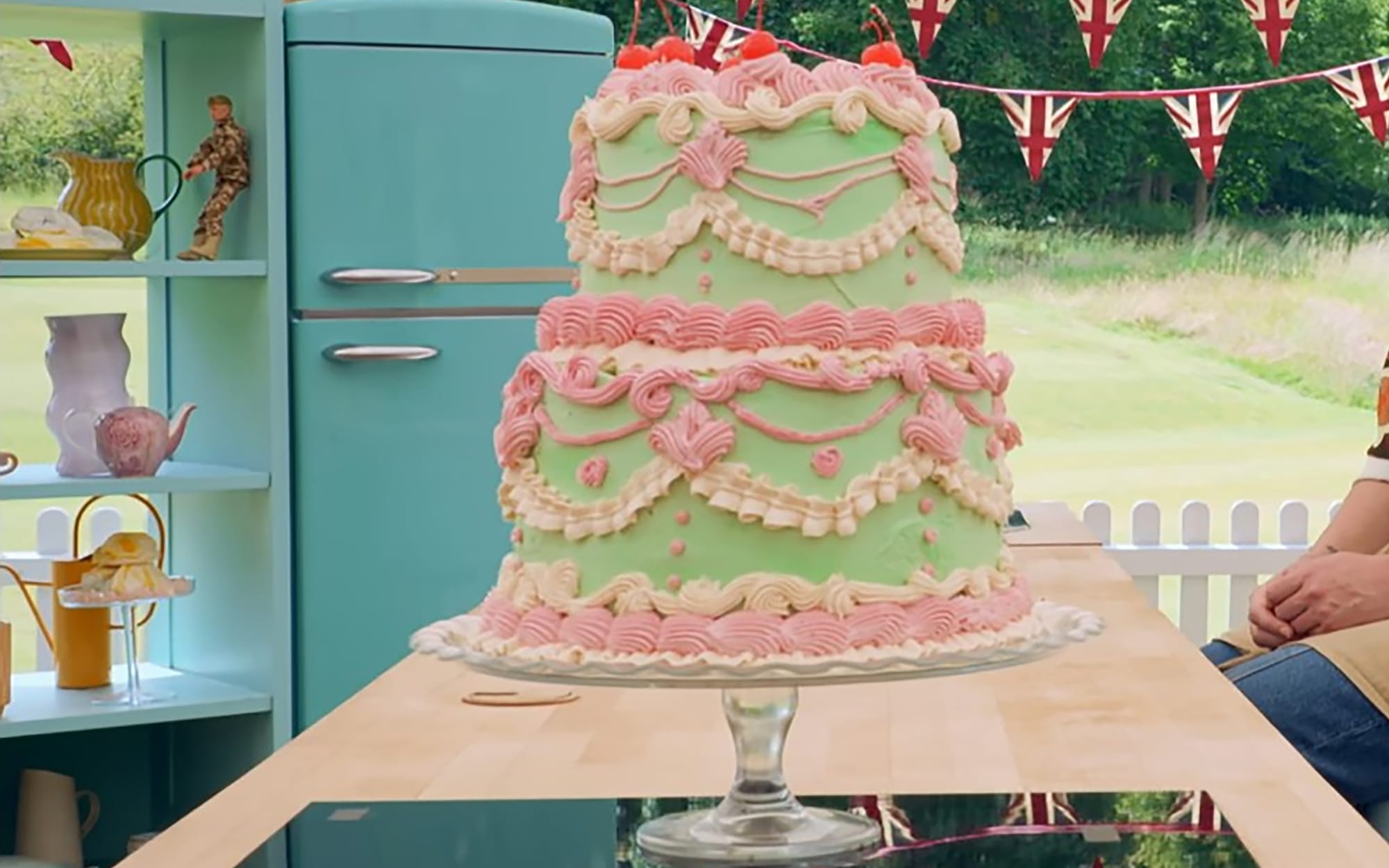 Georgie’s ‘Vintage Black Forest Gâteau’ Showstopper from 'The Great British Baking Show's Season 15 1970s Week