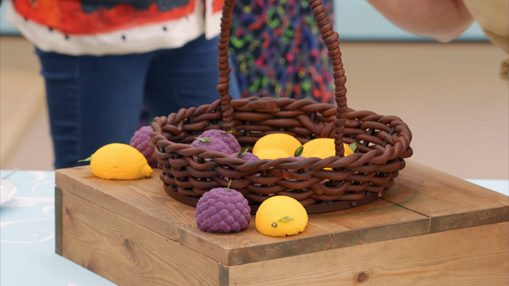 Georgie’s ‘Market Box Fruits’ Showstopper from 'The Great British Baking Show's Season 15 Pâtisserie Week