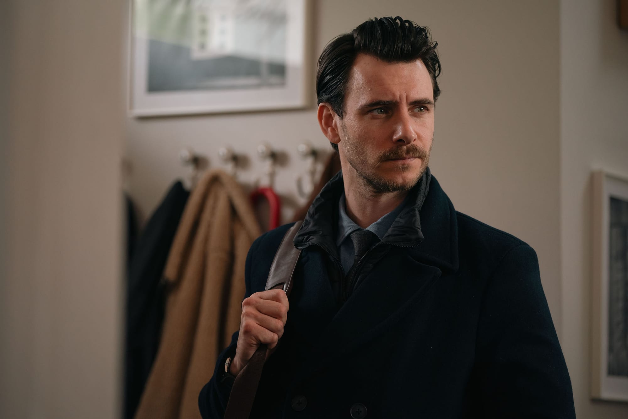 Harry Lloyd as DCI Hector Morgan in 'I Jack Wright'