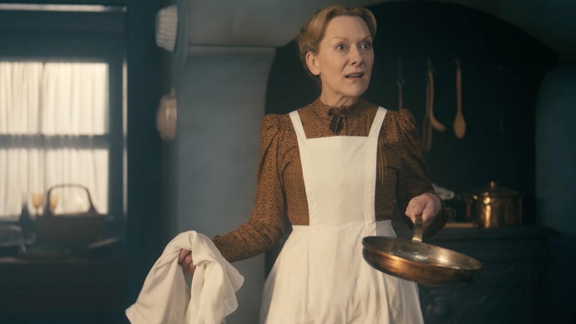 Cathy Belton in "Miss Scarlet" Season 5