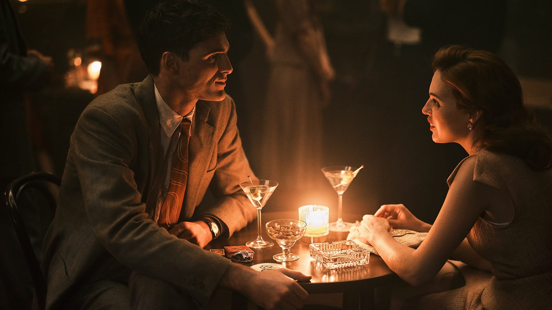 Jacob Elordi as Dorrigo Evans and Odessa Young as Amy Mulvaney in 'The Narrow Road to the Deep North'