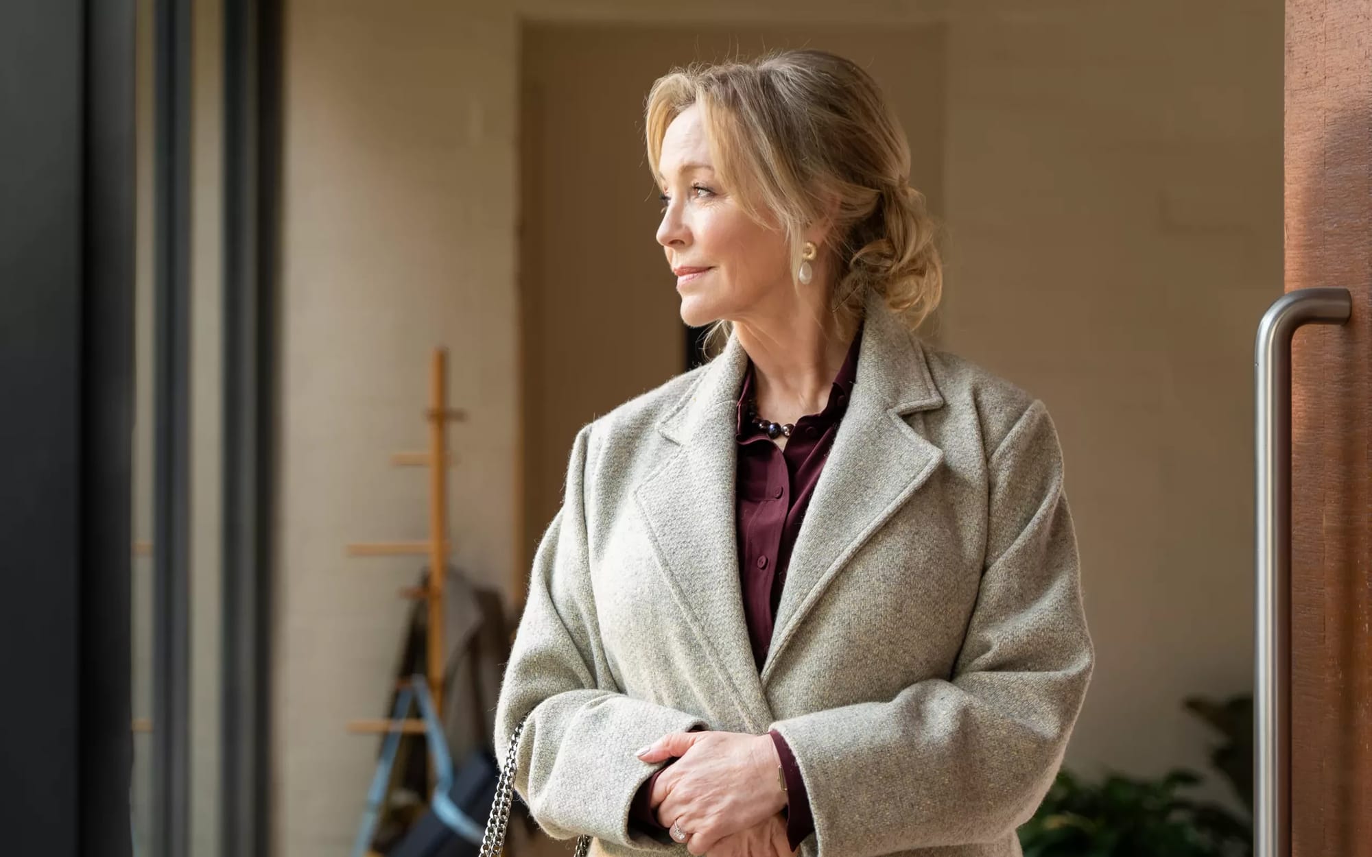 Rebecca Gibney as Veronica Mallory in 'A Remarkable Place to Die'
