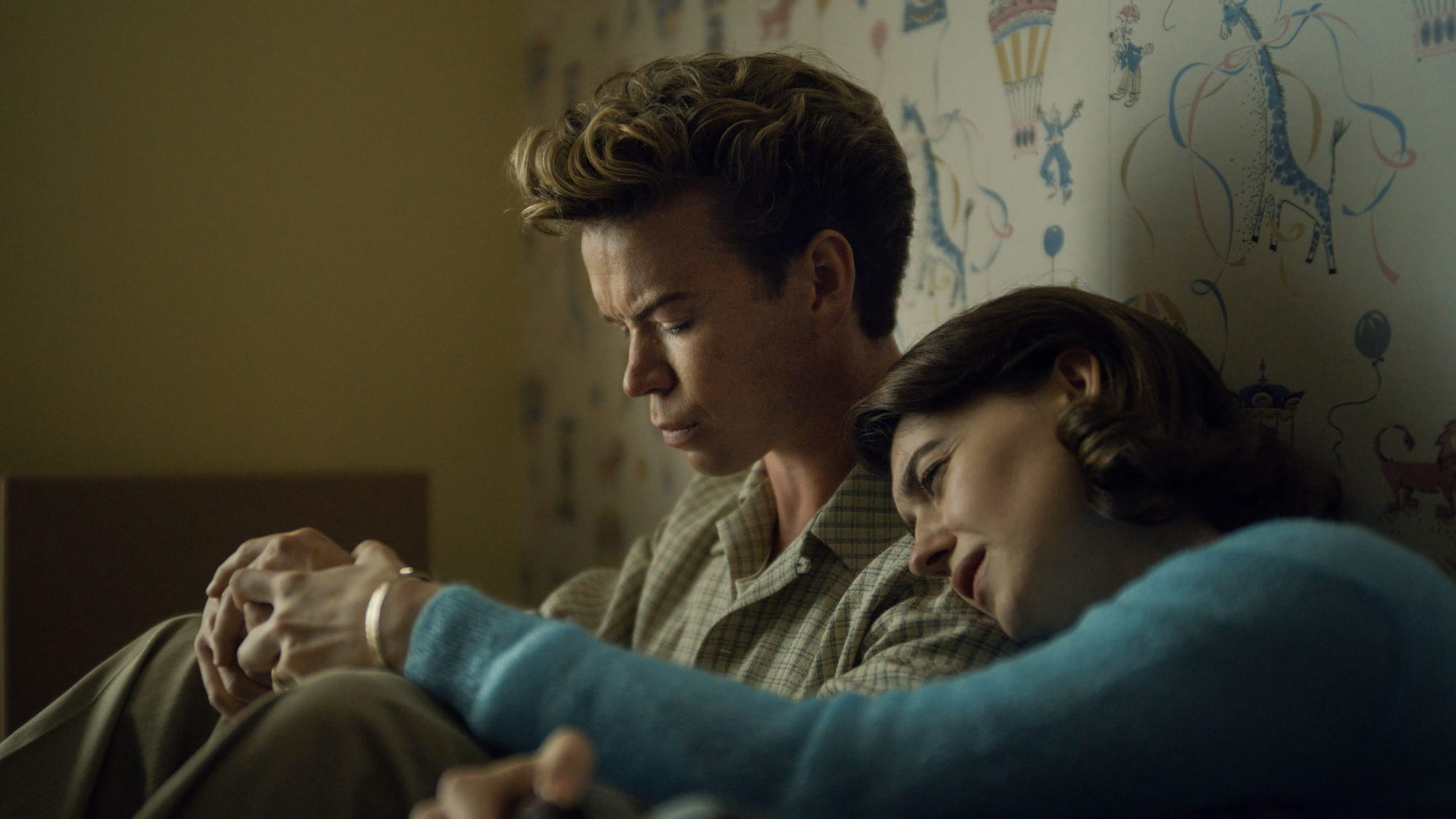 Will Poulter as Lee and Daisy Edgar-Jones as Muriel in 'On Swift Horses'