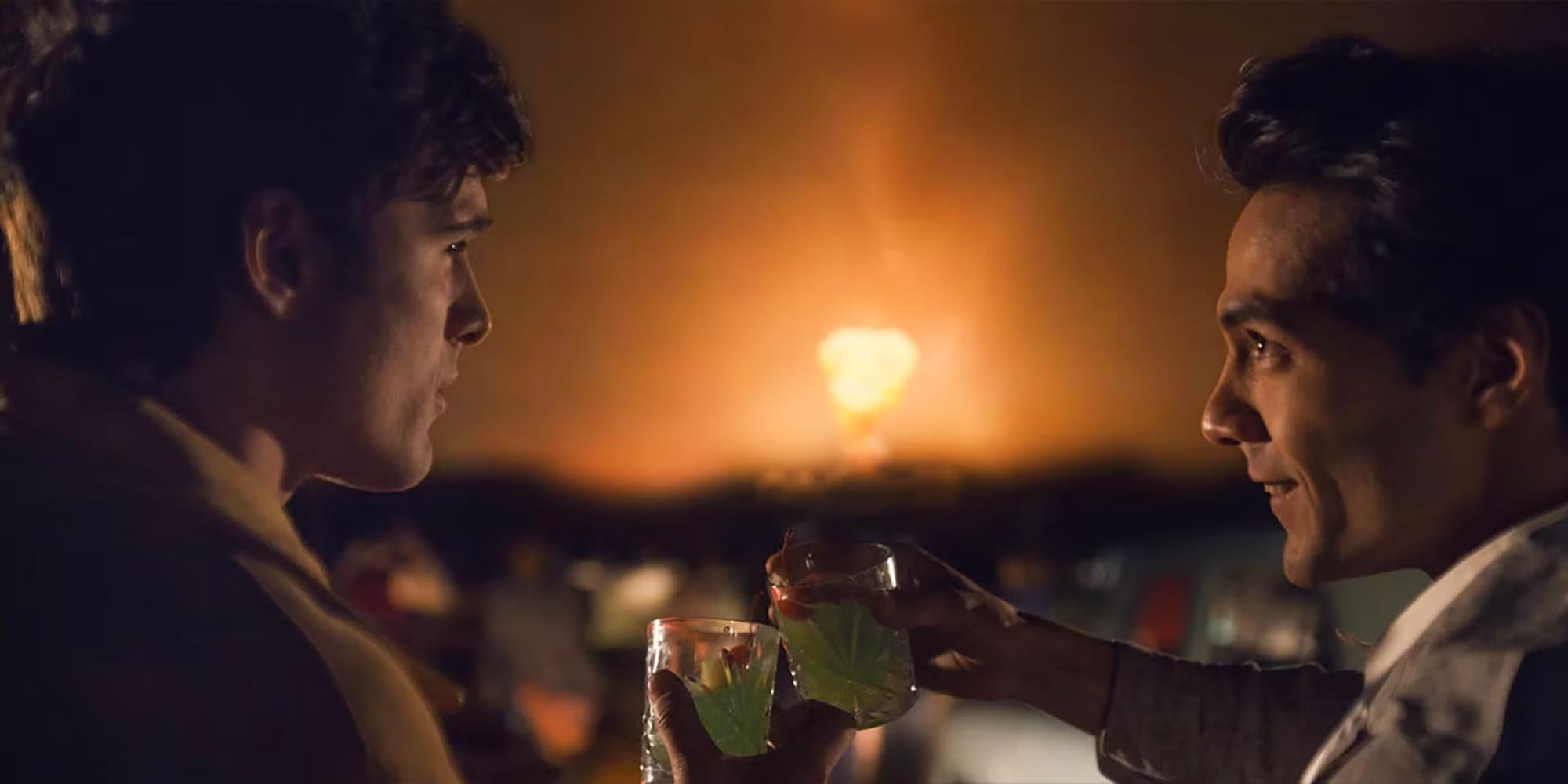 Jacob Elordi as Julius and Diego Calva as Henry in 'On Swift Horses'