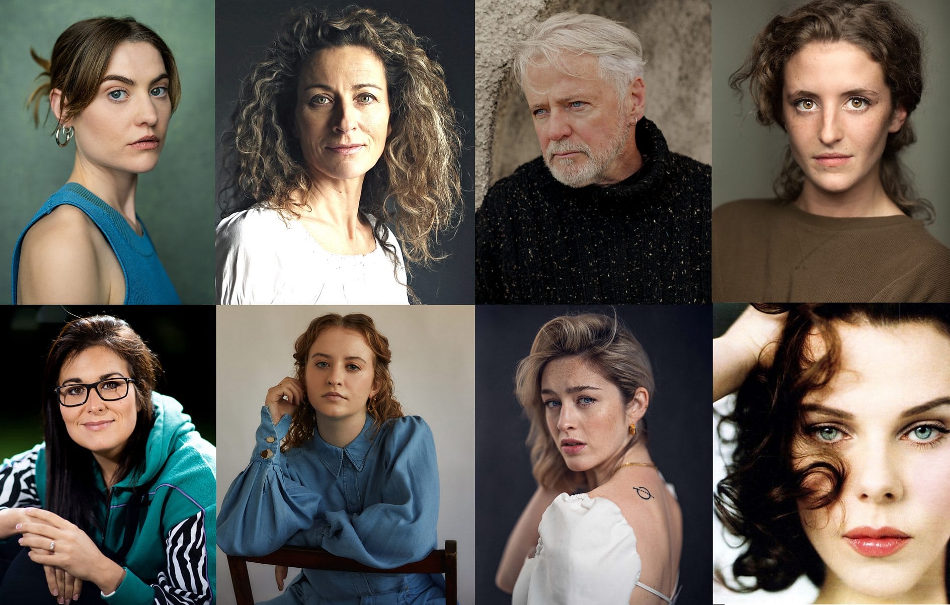 The Cast of 'The Walsh Sisters': Caroline Menton, Carrie Crowley, Aidan Quinn, Louisa Harland; Stefanie Preissner, Máiréad Tyers, Danielle Galligan, Debi Mazar