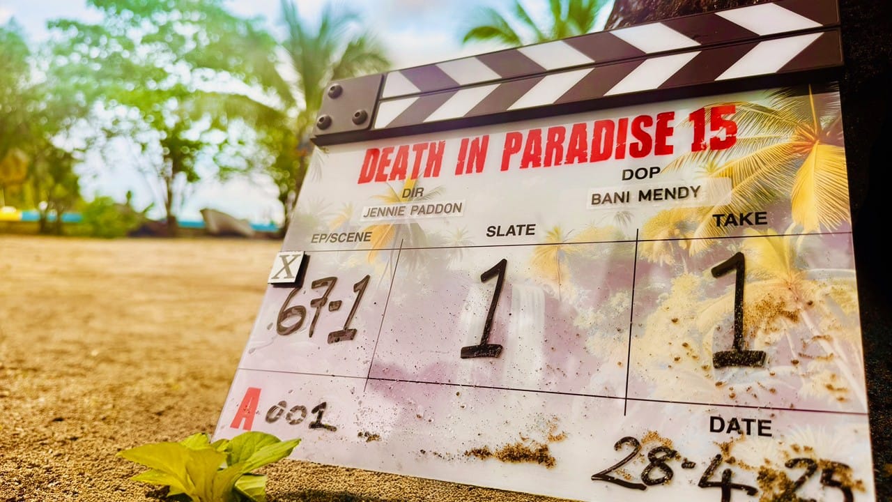 Death in Paradise Season 15 Clapperboard