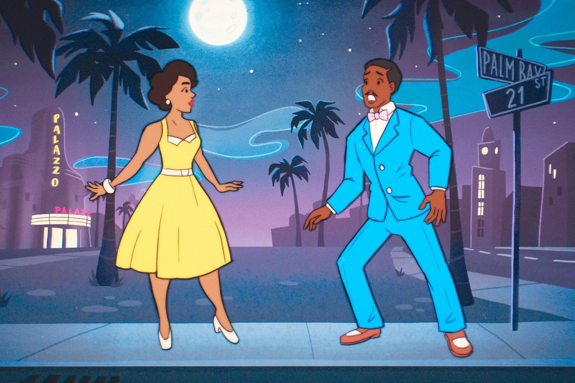 An animated Ncuti Gatwa and Varada Sethu in "Doctor Who"