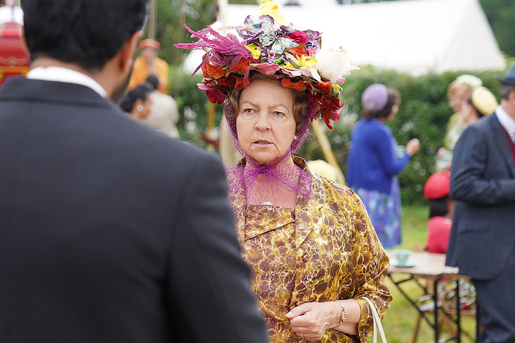 Tessa Peake-Jones and Rishi Nair in 'Grantchester' Season 10 