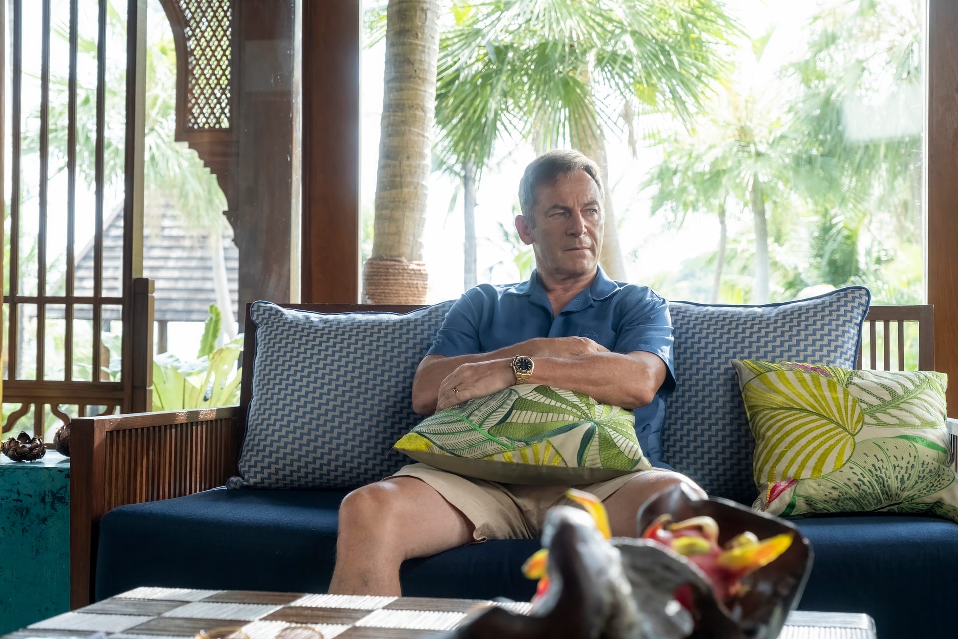 Jason Isaacs as Tim Ratliff in 'The White Lotus' Season 3