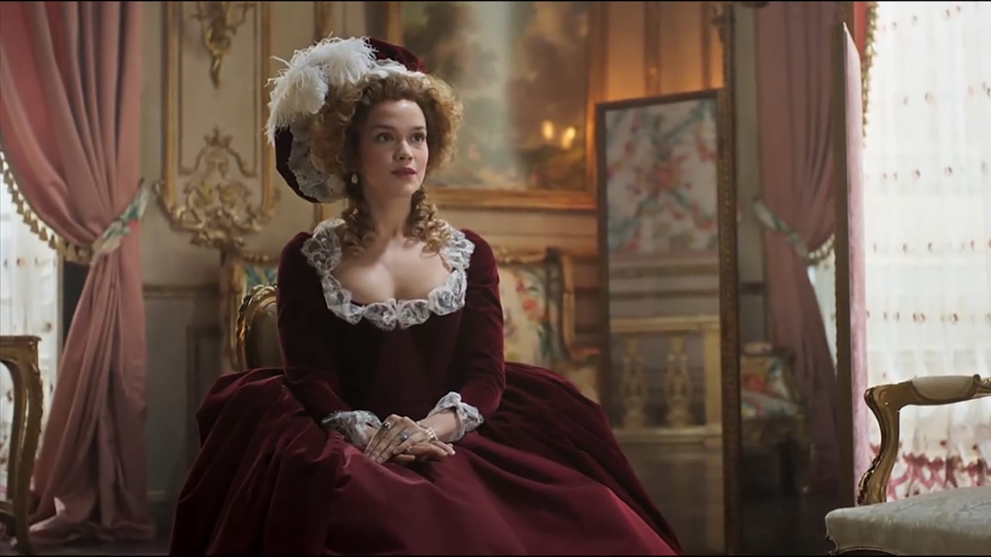 Emilia Schüle as Marie Antoinette in 'Marie Antoinette' Season 2&nbsp;