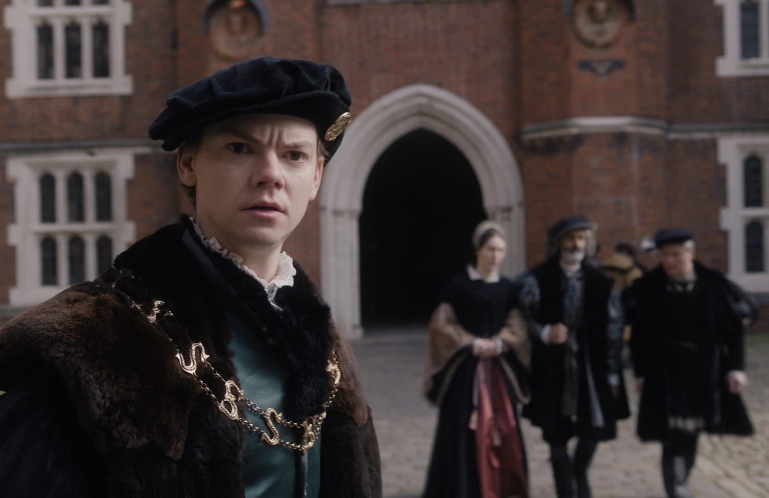 Thomas Brodie-Sangster in "Wolf Hall: The Mirror and the Light"