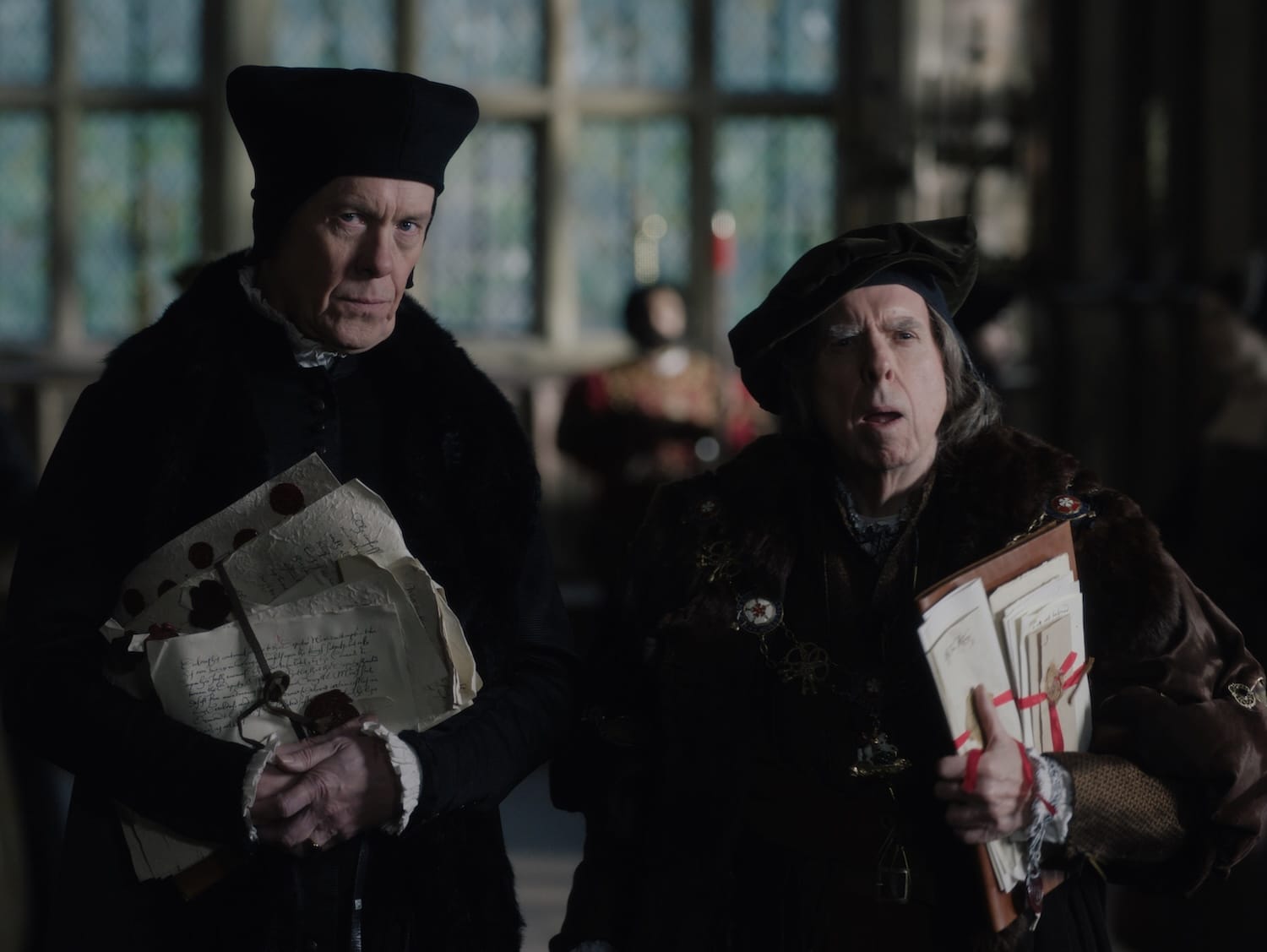 Alex Jennings and Timothy Spall in "Wolf Hall: The Mirror and the Light"