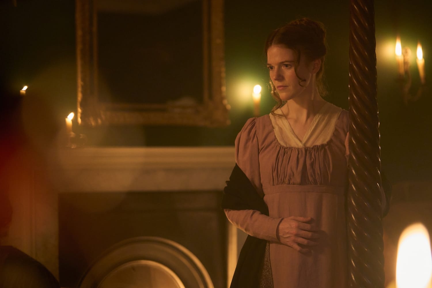 Rose Leslie in "Miss Austen"