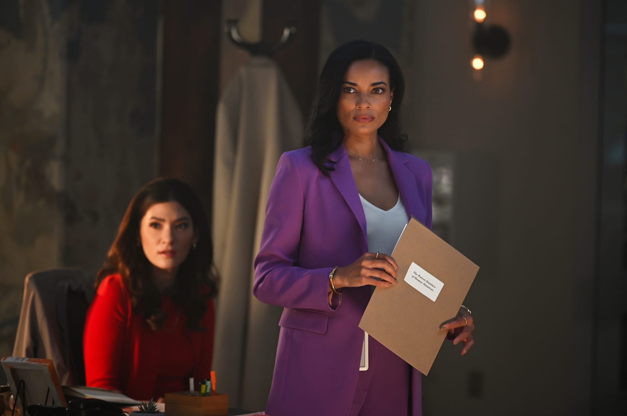 Inga Schlingmann as Dr. Sasha Lubbock and Rochelle Aytes as Dr. Mary Morstan in 'Watson' Season 1