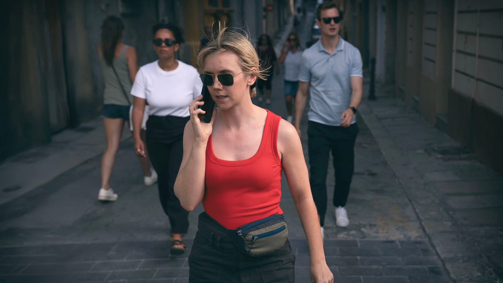 Saskia Ashdown, Lauren Lyle, and Chris Jenks in 'Karen Pirie' Season 2