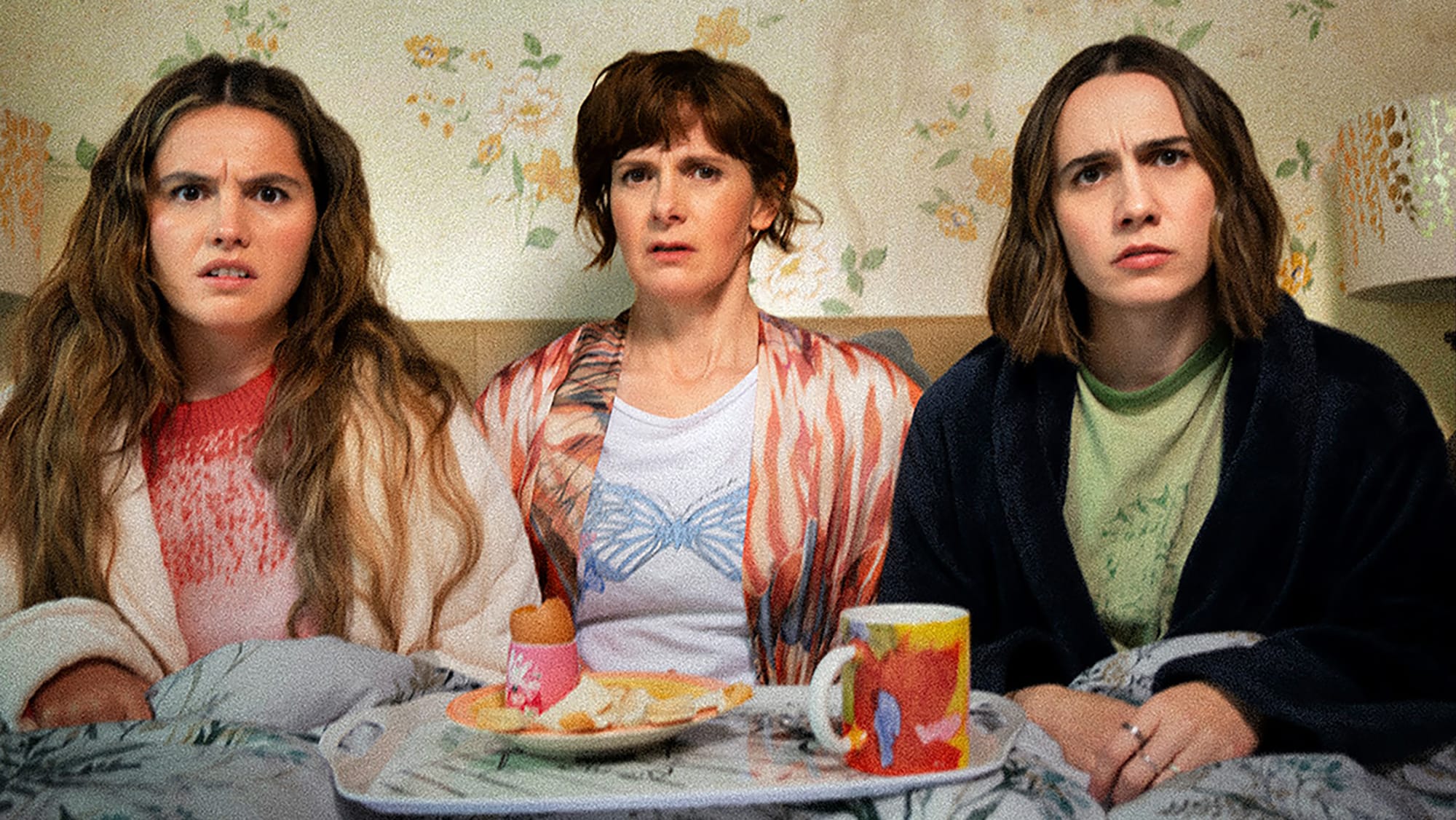 Lizzie Davidson, Louise Brealey, and Kat Sadler in 'Such Brave Girls' Season 2&nbsp;