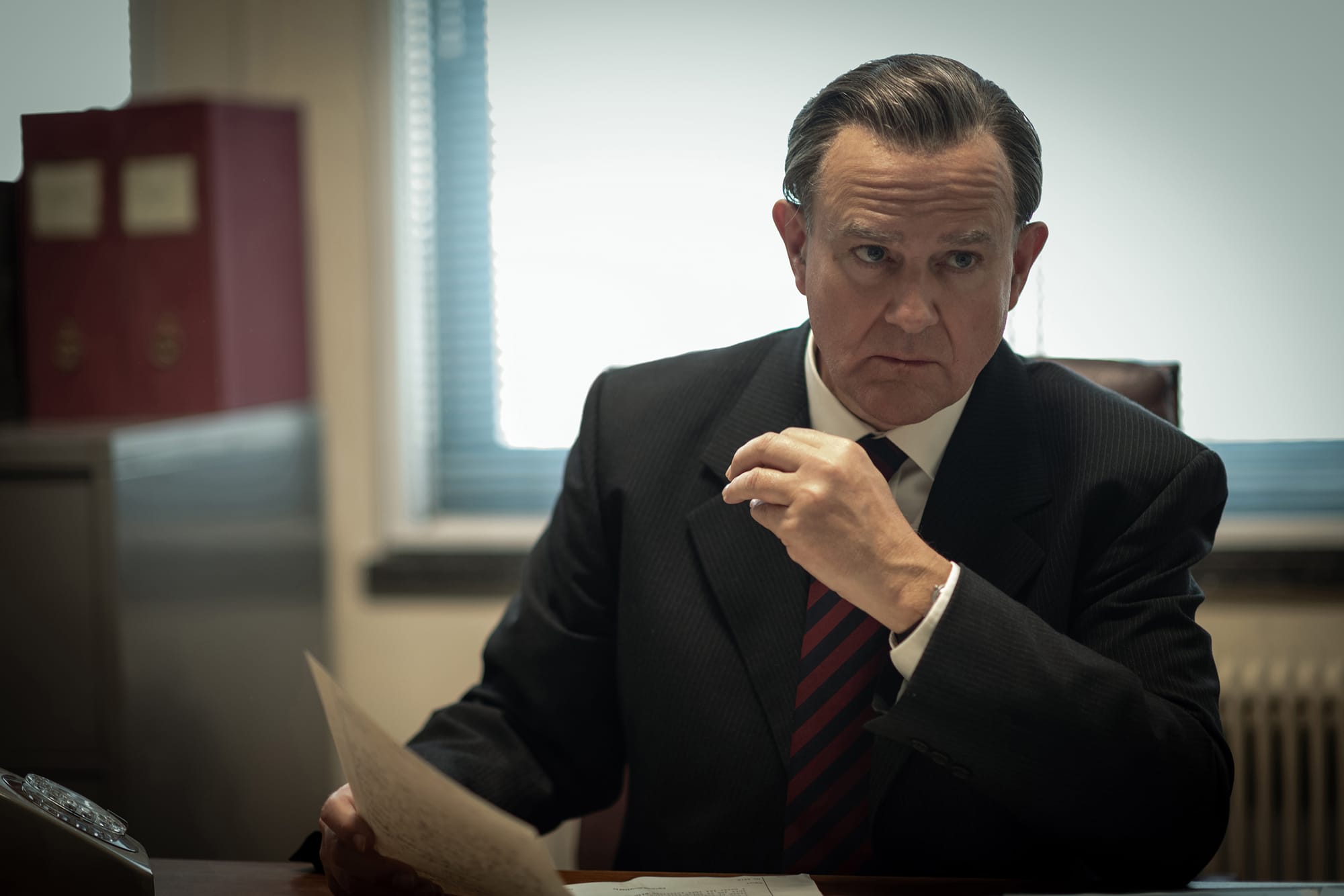 Hugh Bonneville as DCI Brian Boyce in 'The Gold' Season 1