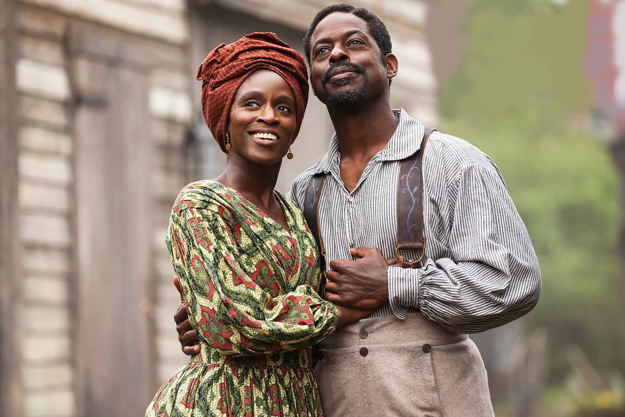 Sharon Duncan-Brewster and Sterling K Brown in 'Washington Black'