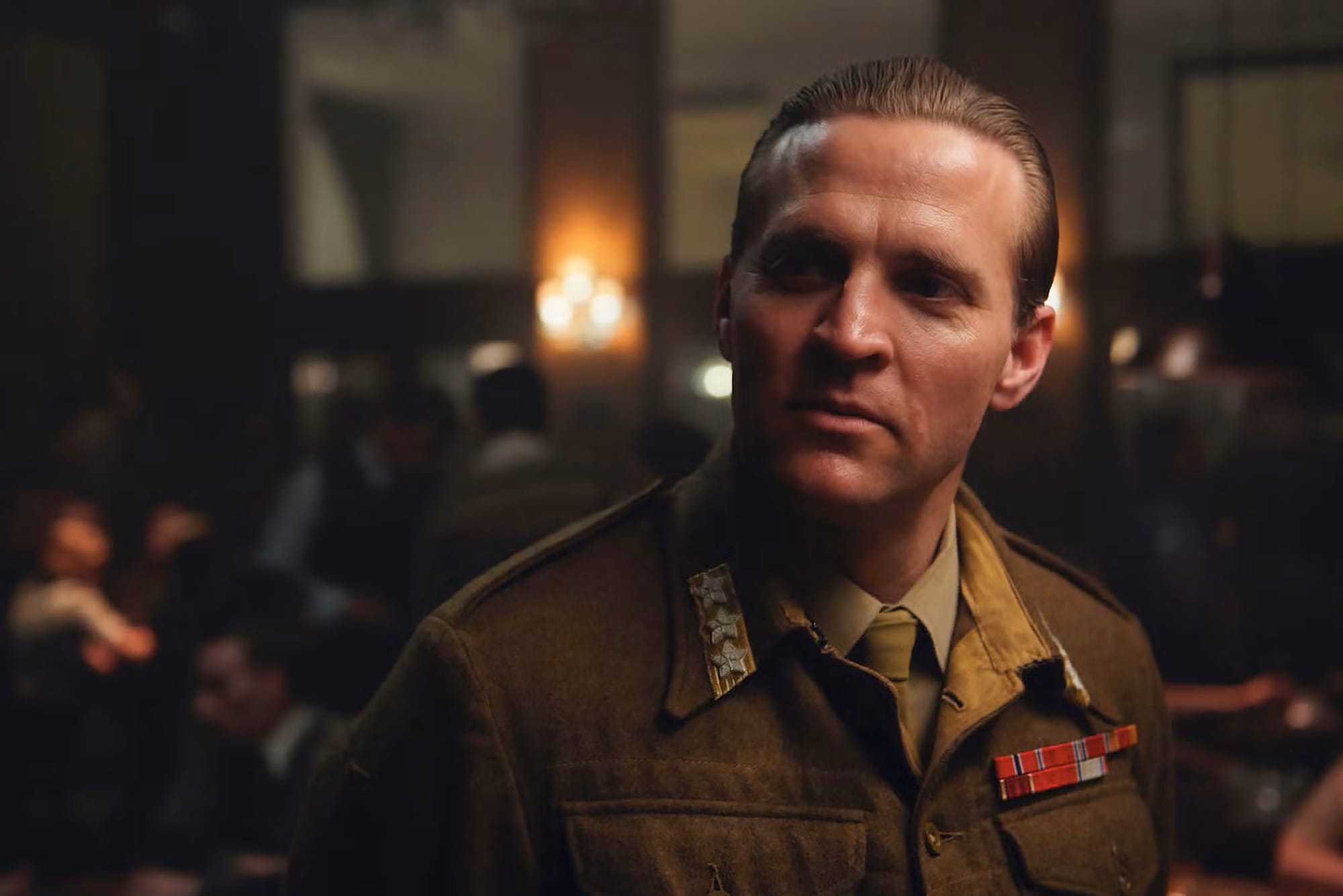 Tobias Santelmann as Crown Prince Olav in 'Atlantic Crossing'