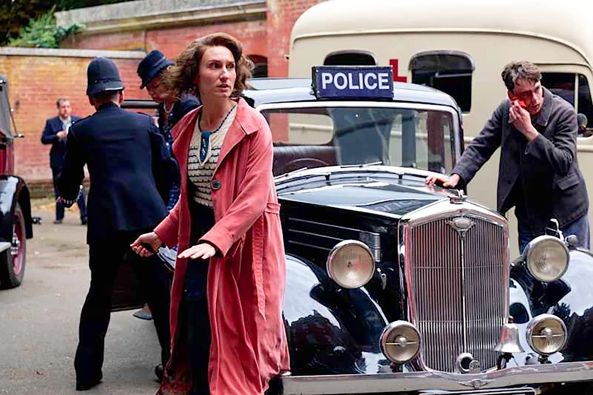 Bessie Carter as Nancy Mitford in 'Outrageous' Season 1