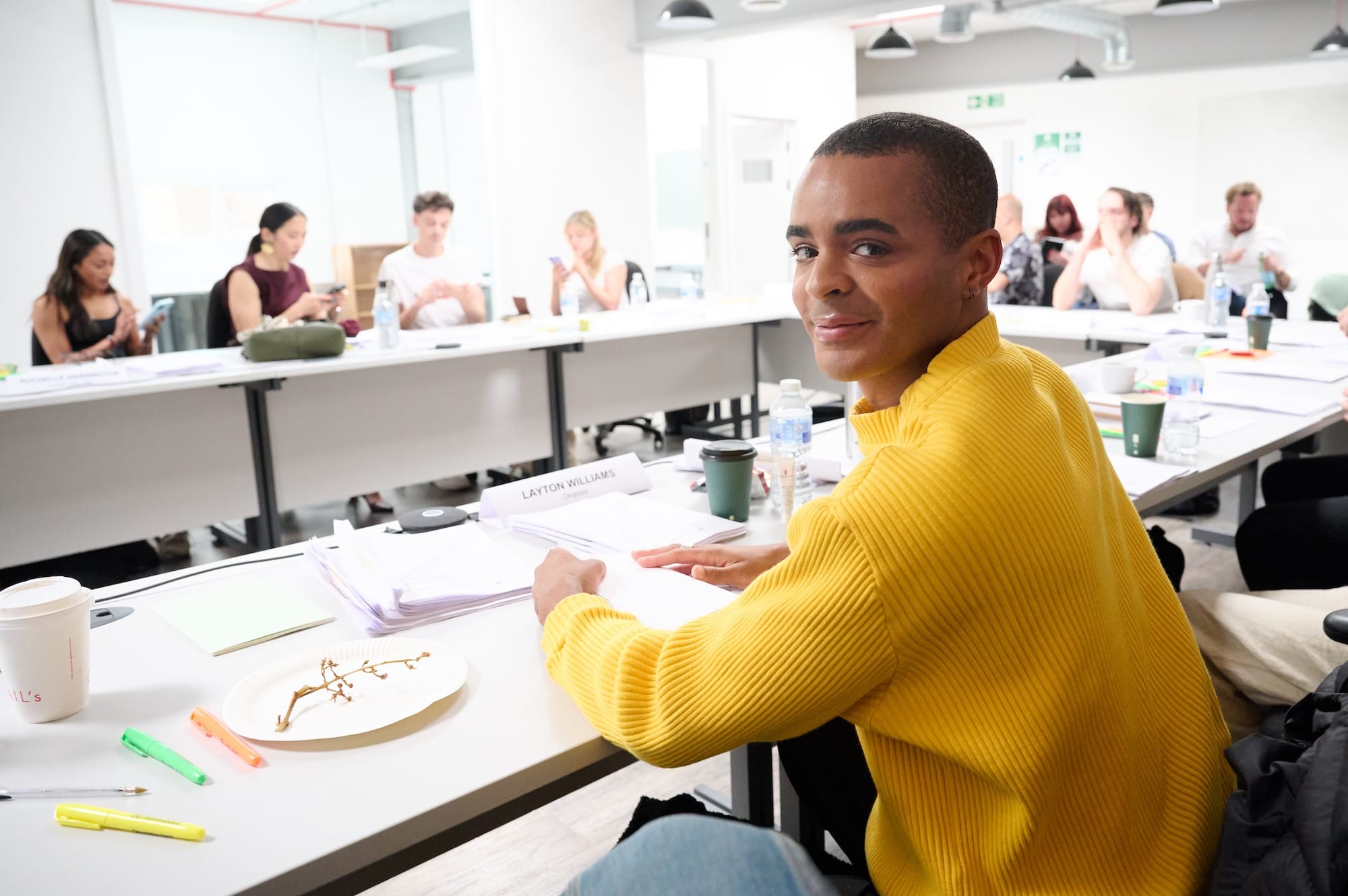 Layton Williams the "Geek Girl" Season 2 table read