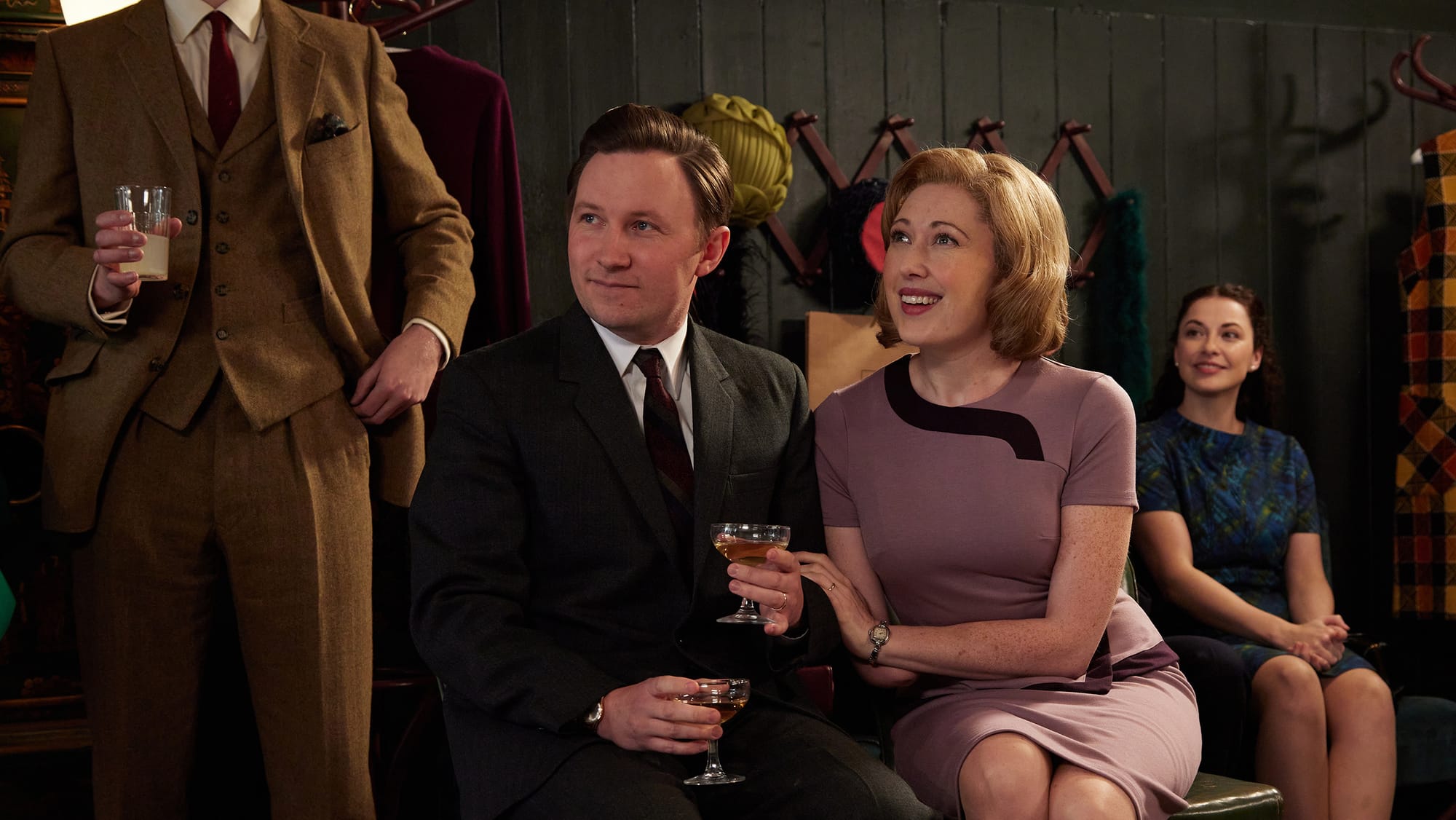 Melissa Johns and Bradley Hall in 'Grantchester' Season 10 