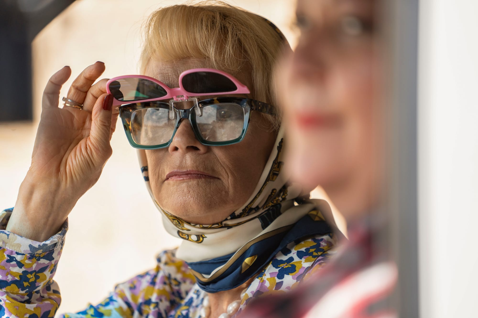 Judith Lloyd-James (Sue Holderness) demonstrates her leadership abilities.