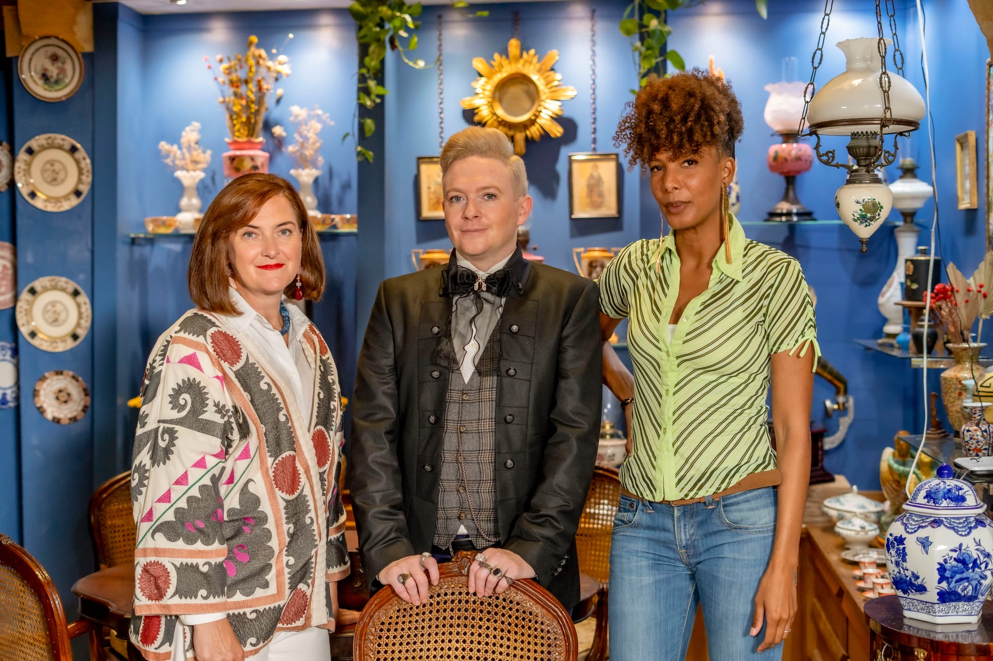 Charlie (Sanchia McCormack), John Marsden (Stephen Bailey) and Simone (Djinda Kane).&nbsp;