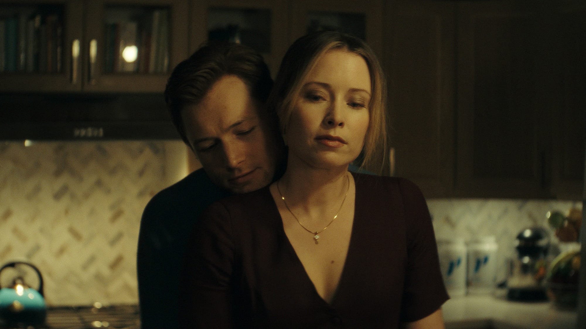 Taron Egerton and Hannah Emily Anderson in 'Smoke' Season 1