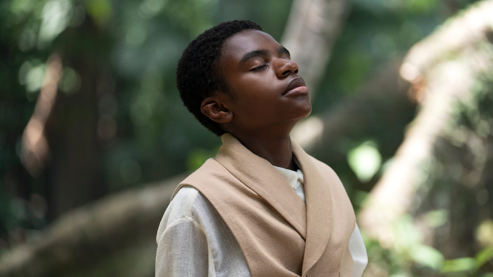 Eddie Karanja as young Washington Black in 'Washington Black'