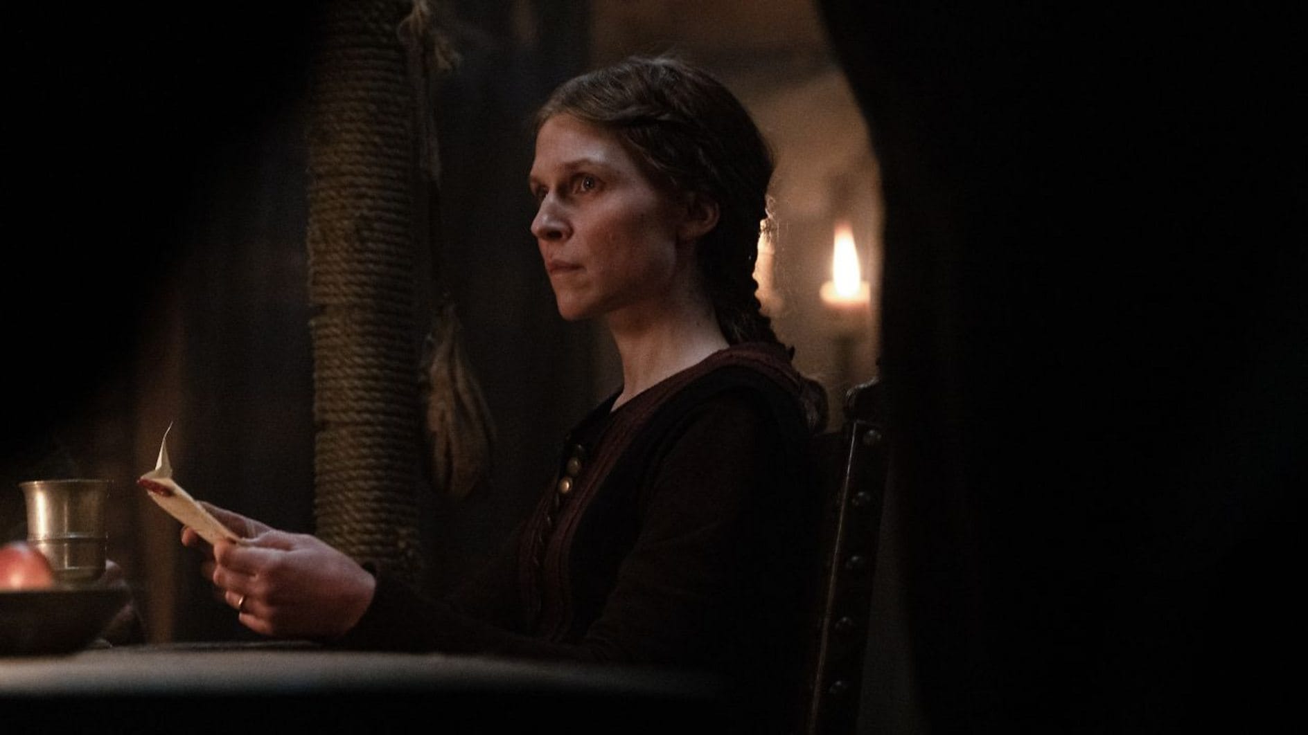 Clémence Poésy as Matilda in 'King & Conqueror'